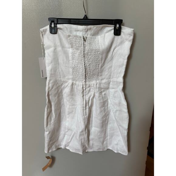 Reformation Shiela Linen Dress - White - Size 8 - NWT - Picture 8 of 8